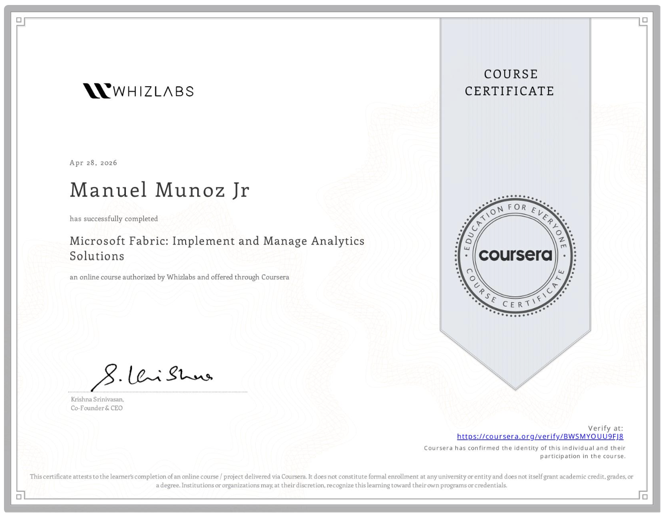 Microsoft Fabric: Implement and Manage Analytics Solutions